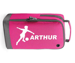 Personalised Any Name Children Football Player Boot Bag Boys Rugby Kids Sports PE Kit Bag