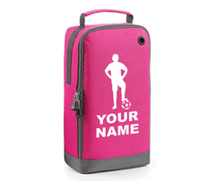 Personalised Any Name Children Boot Bag Boys Football Rugby Kids Sports PE Kit Bag