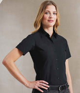 Premier Ladies Supreme Short Sleeve Poplin Shirt