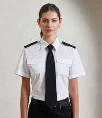 Premier Ladies Short Sleeve Pilot Shirt