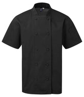 Premier Coolchecker Short Sleeve Chefs Jacket
