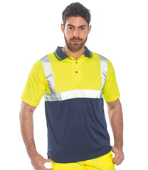Portwest HiVis Two Tone Polo Shirt