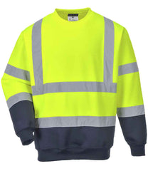 Portwest HiVis Two Tone Sweatshirt