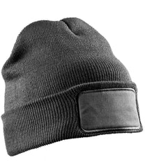 Result Genuine Recycled Double Knit Printers Beanie