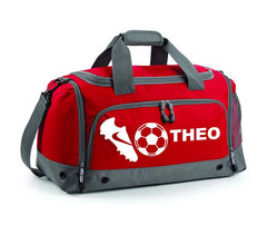 Personalised Football Holdall With Your Name Or Club Kids Boys Men Kit Bag