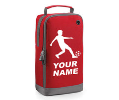 Personalised Any Name Children Football Player Boot Bag Boys Rugby Kids Sports PE Kit Bag