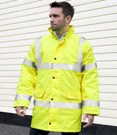 Result Core HiVis Motorway Coat