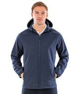 Result Genuine Recycled Three Layer Printable Hooded Soft Shell Jacket