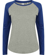 SF Clothing Ladies Long Sleeve Baseball TShirt