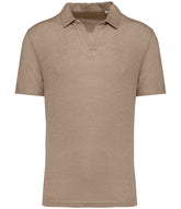 Spasso Linen Polo Shirt