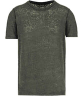 Spasso Crew Neck Linen TShirt