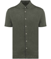 Spasso Short Sleeve Linen Shirt