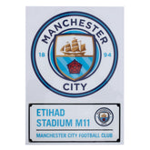 Manchester City FC A4 Car Decal
