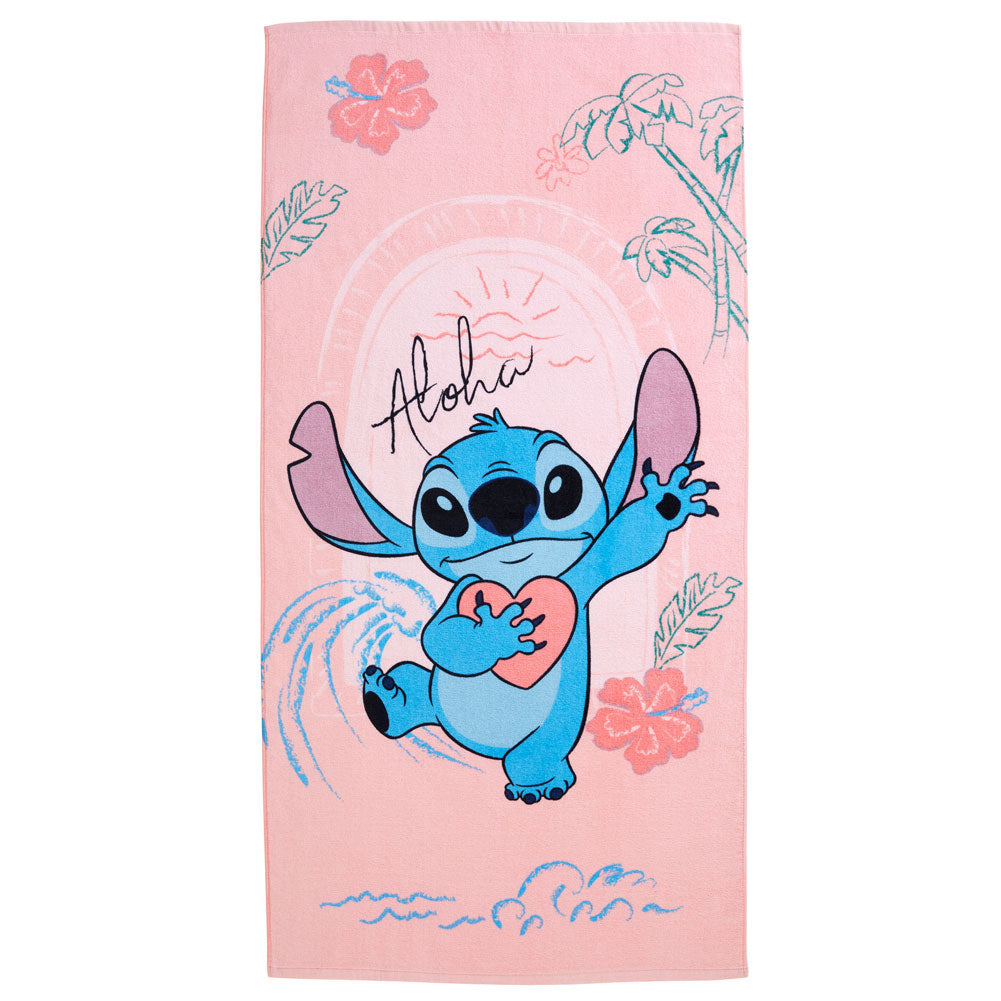 Serviette de Plage Lilo et Stitch - Aloha main image 1