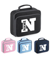 Personalised Name Lunch Bag Boys Girls Insulated Children School Dinner Box