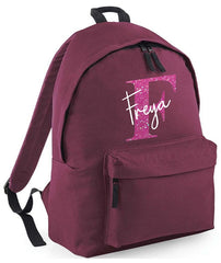 Personalised School Backpack Bag Any Name Text Kids PE Kit Girls Boys Gift