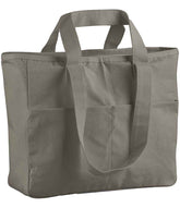 Westford Mill Double Handle Cargo Pocket Tote Bag
