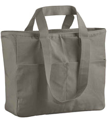 Westford Mill Double Handle Cargo Pocket Tote Bag