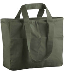 Westford Mill Double Handle Cargo Pocket Tote Bag