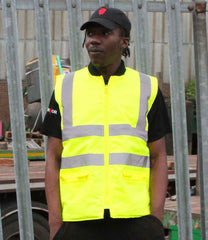 Warrior HiVis Reversible Bodywarmer