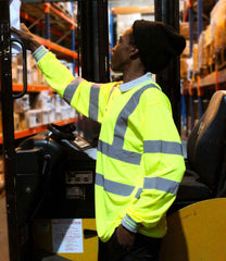 Warrior HiVis Long Sleeve Polo Shirt