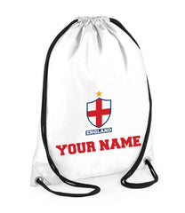 Children Personalised England Flag Badge Football Kits