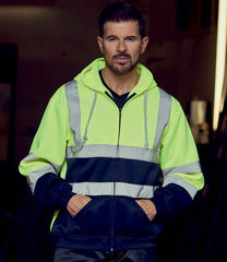 Yoko HiVis Zip Hoodie