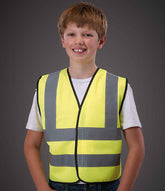 Yoko Kids HiVis Two Band and Braces Waistcoat