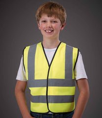 Yoko Kids HiVis Two Band and Braces Waistcoat
