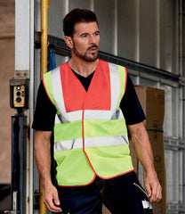 Yoko HiVis Two Band and Braces Waistcoat