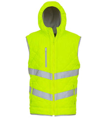 Yoko HiVis Kensington Hooded Gilet