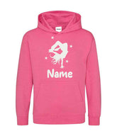 Personalised Dancing Gymnastic Street Dancer Kids Hoodie Custom Printed Name Hoodies Jumper Top