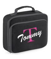 Personalised Initial Lunch Bag Boys Girls Insulated Childrens School Dinner Box