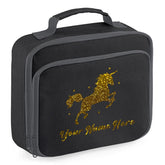 Personalised Unicorn Lunch Bag School Glitter Childrens Insulated Dinner Box