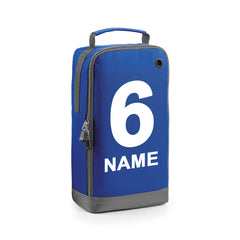 Personalised Any Numbe and Name Boot Bags Football Rugby Sports PE Gym Kit Bag