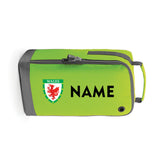 Personalised Wales Boot Bags Sports School Gym PE Accessories Customised Kit Bag