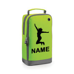 Personalised Gymnastics Dancing Girl Boot Bags Sports School PE Accessories Bag