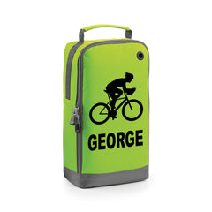 Personalised Any Name Cycling Boot Bags Sports School Gym PE Accessories Kit Bag