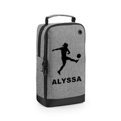 Personalised Girls Football Boot Bag Kids Footballer Sports School Pe Kit Gift