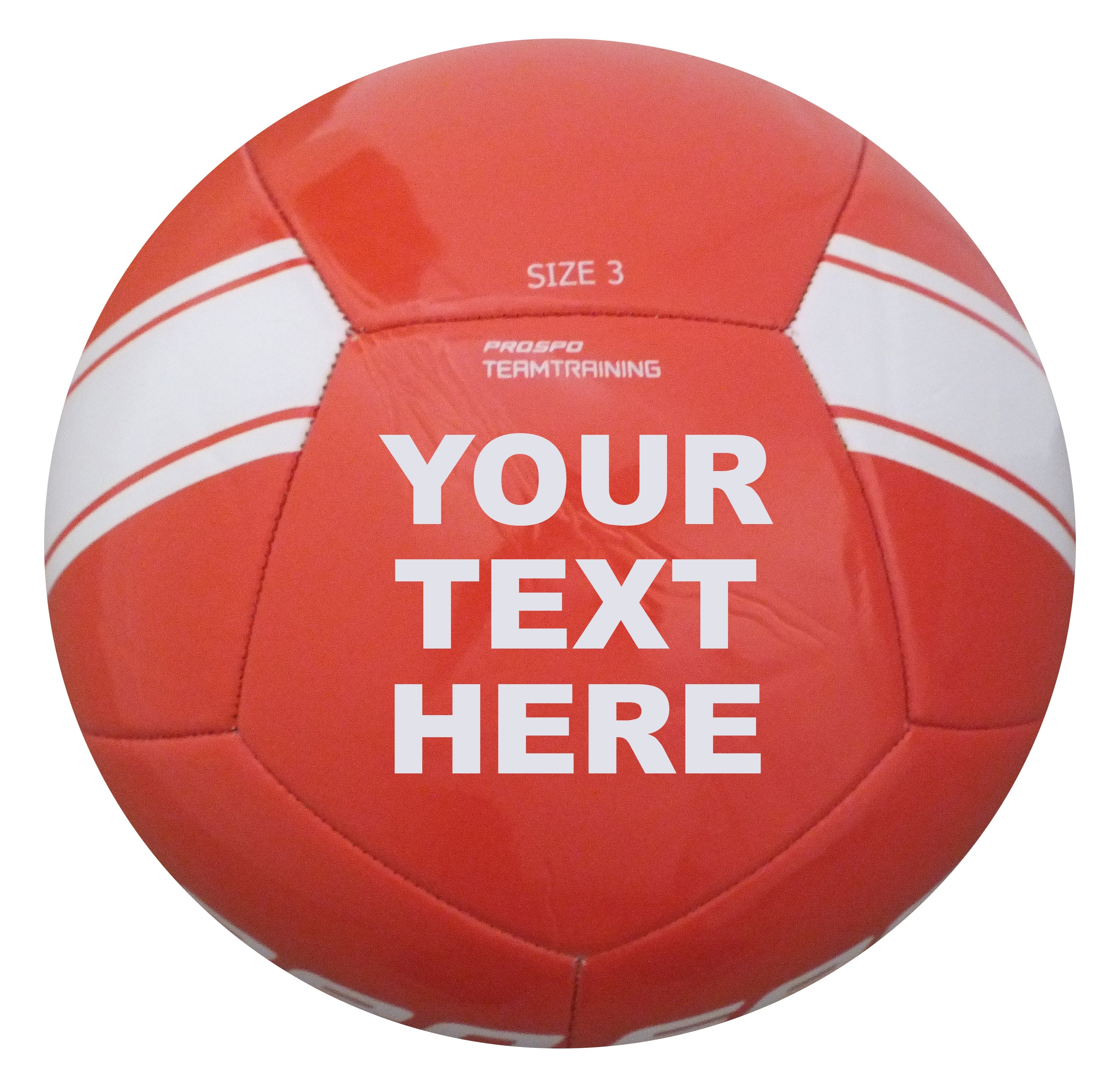 Personalised Any Text Training Football - Size 3, 4, 5 Highly Durable Balls
