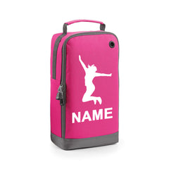 Personalised Gymnastics Dancing Girl Boot Bags Sports School PE Accessories Bag