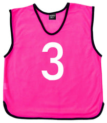 Personalised Custom Front and Back Football Bibs with Numbers