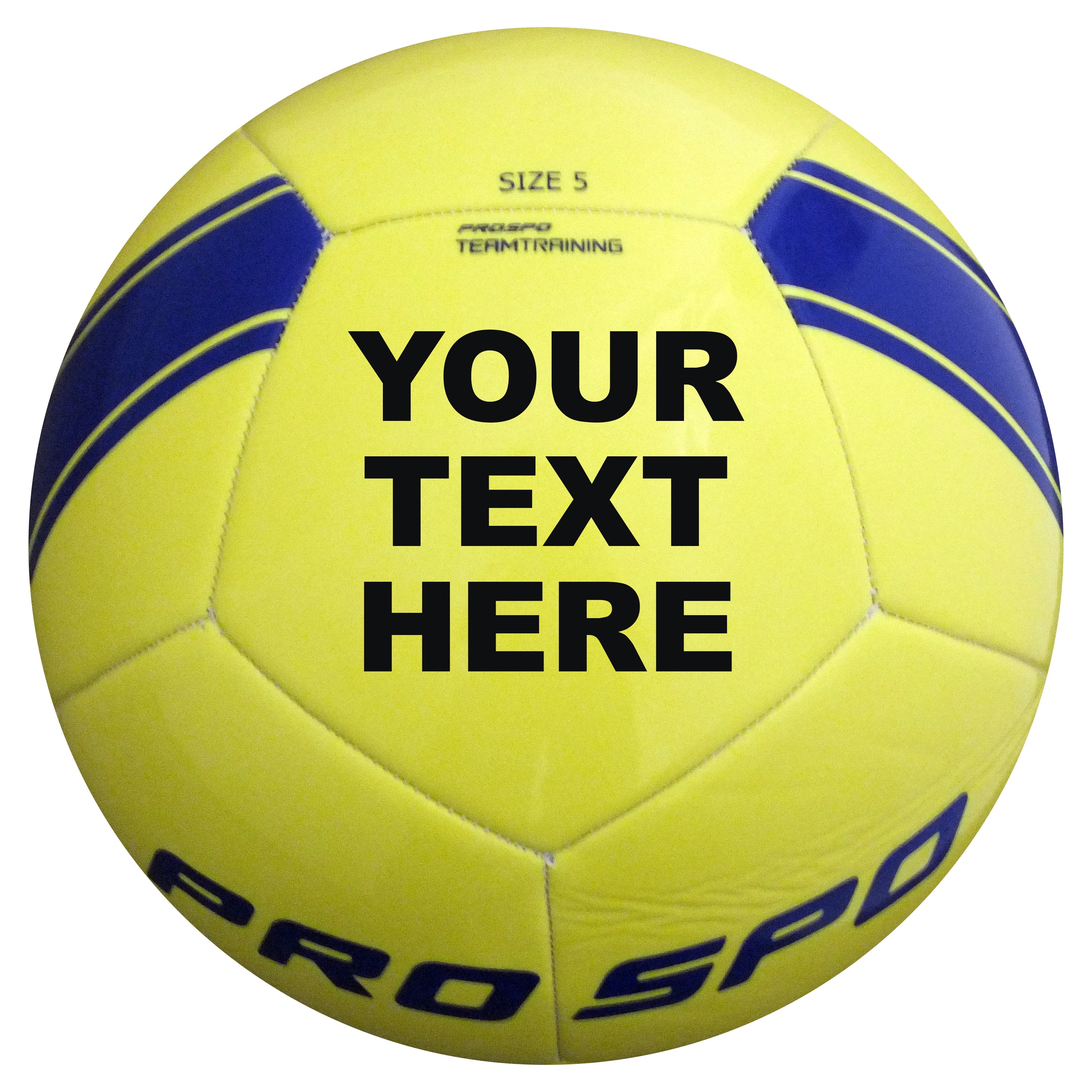 Personalised Any Text Training Football - Size 3, 4, 5 Highly Durable Balls