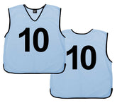 Personalised Custom Front and Back Football Bibs with Numbers
