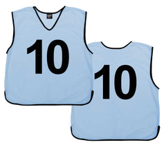 Personalised Custom Front and Back Football Bibs with Numbers