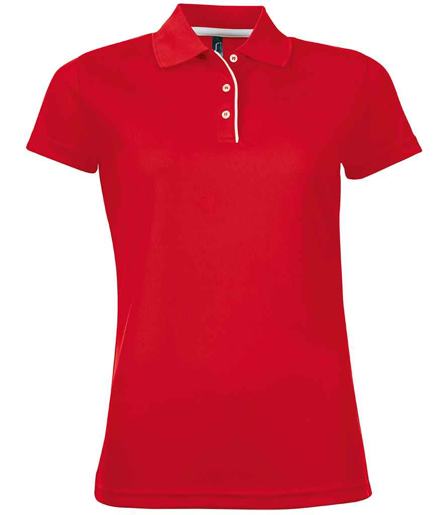SOLS Ladies Performer Piqu Polo Shirt