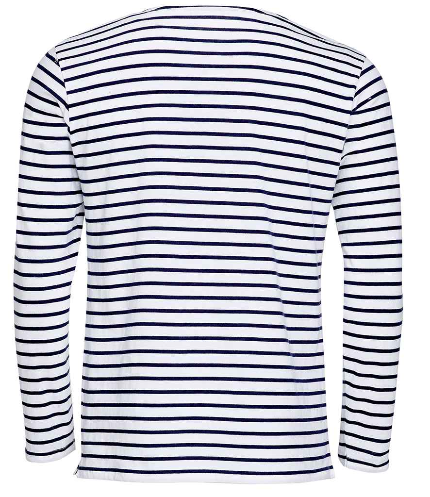 SOLS Marine Long Sleeve Striped TShirt