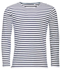 SOLS Marine Long Sleeve Striped TShirt