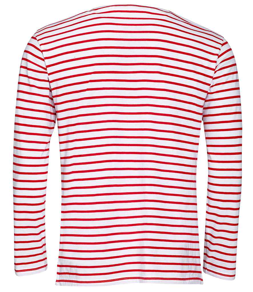 SOLS Marine Long Sleeve Striped TShirt