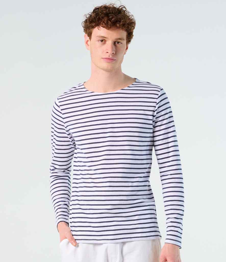 SOLS Marine Long Sleeve Striped TShirt